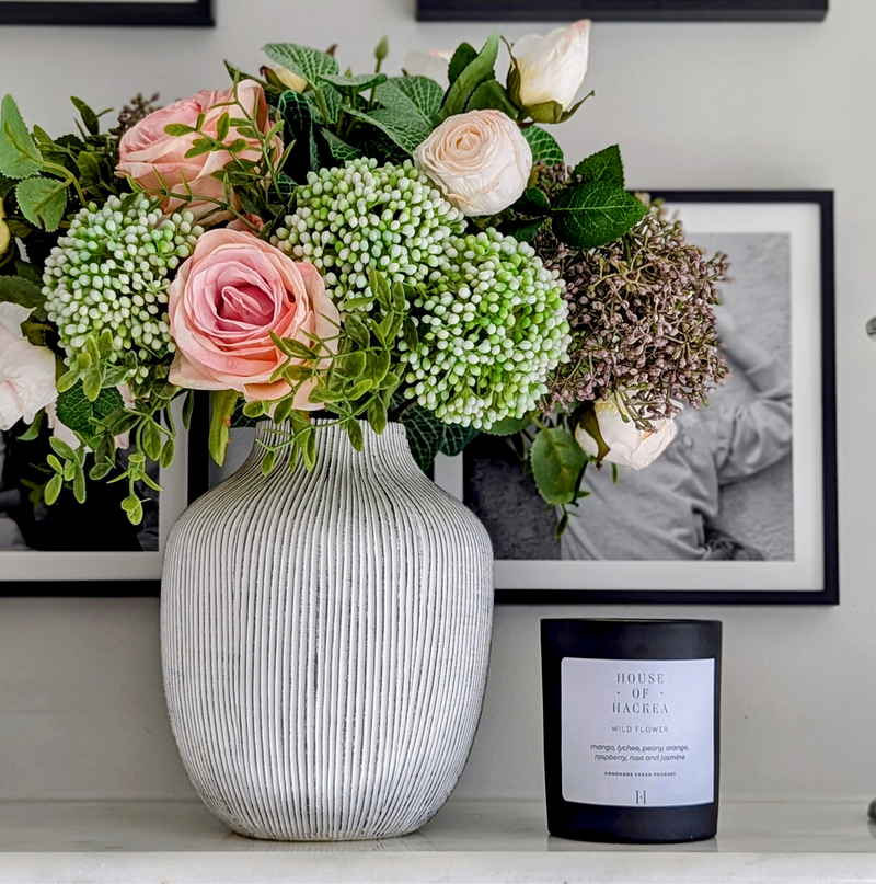 Wild Flower Vegan Scented | Non-Toxic | Soy Wax Candle