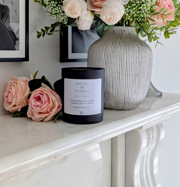 Wild Flower Vegan Scented | Non-Toxic | Soy Wax Candle