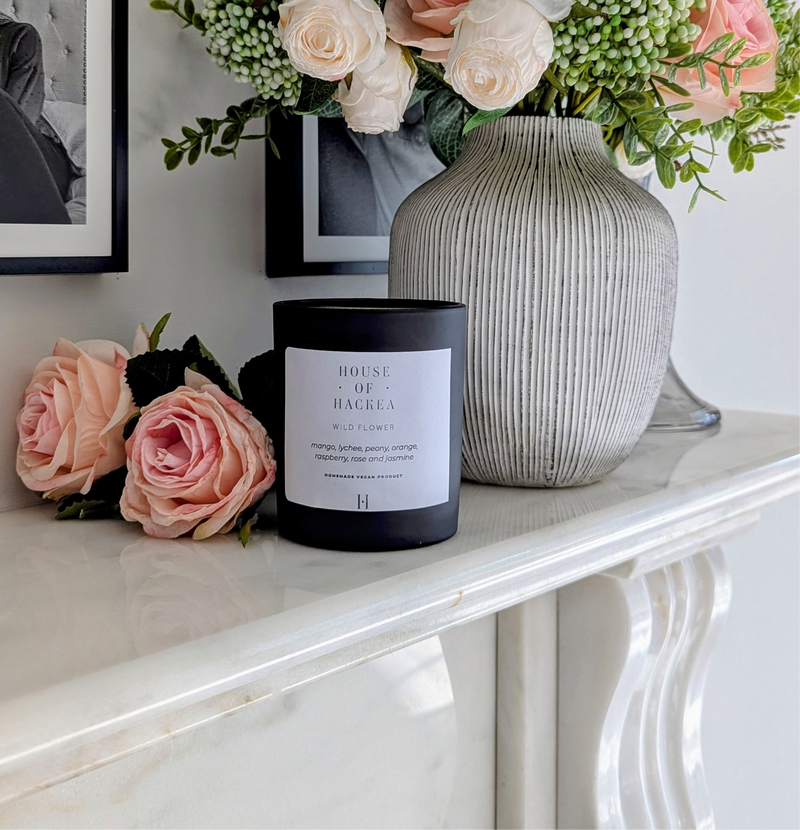 Wild Flower Vegan Scented | Non-Toxic | Soy Wax Candle