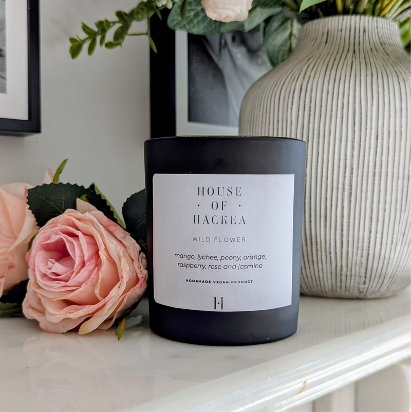 Wild Flower Vegan Scented | Non-Toxic | Soy Wax Candle